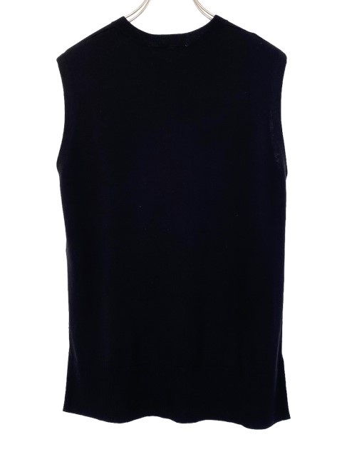 【ENFOLD-エンフォルド】 SLEEVELESS TOPS BLACK