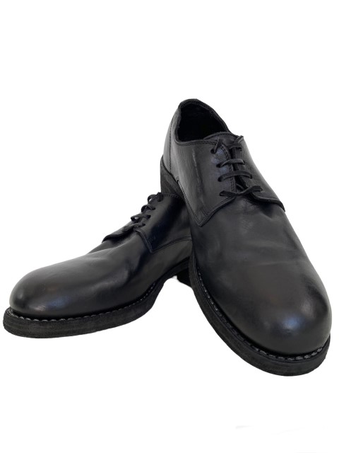 GUIDI-グイディ 792Z CLASSIC DERBY SHOES THICK SOLE BLACK